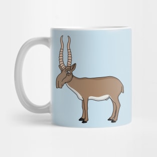 Saiga antelope cartoon illustration Mug